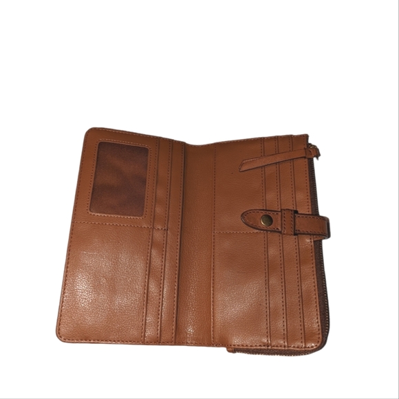Fossil Leather Tan Wallet - Picture 7 of 9